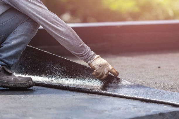 Professional Waterproofing technician working in Medford, NJ